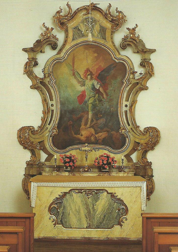Altar und Altargemalde St Michael